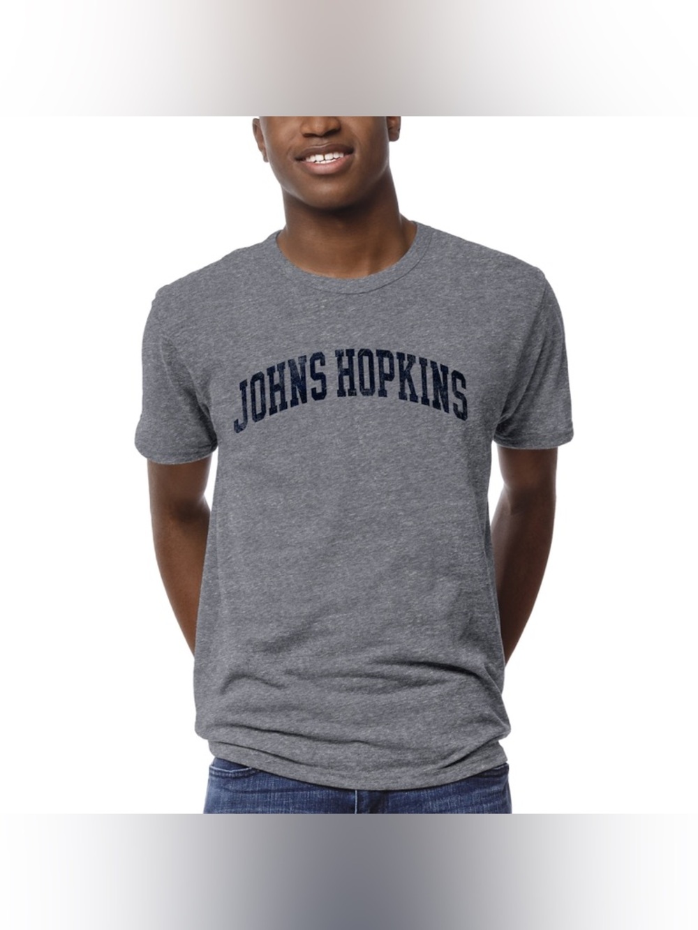 Johns Hopkins Blue Jays League Collegiate Wear 1965 Victory Falls T-Shirt - sz L
